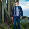 Guayabera con deshilado